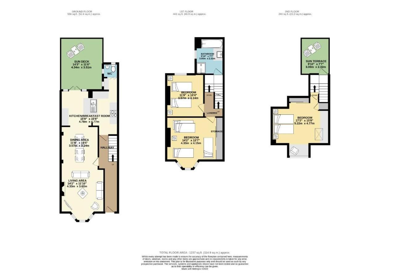 브라이턴 The Townhouse By My Getaways Free Parking 빌라 외부 사진